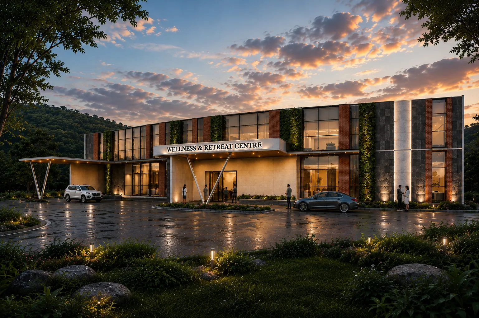 Wellness & Healthcare Hub — entry